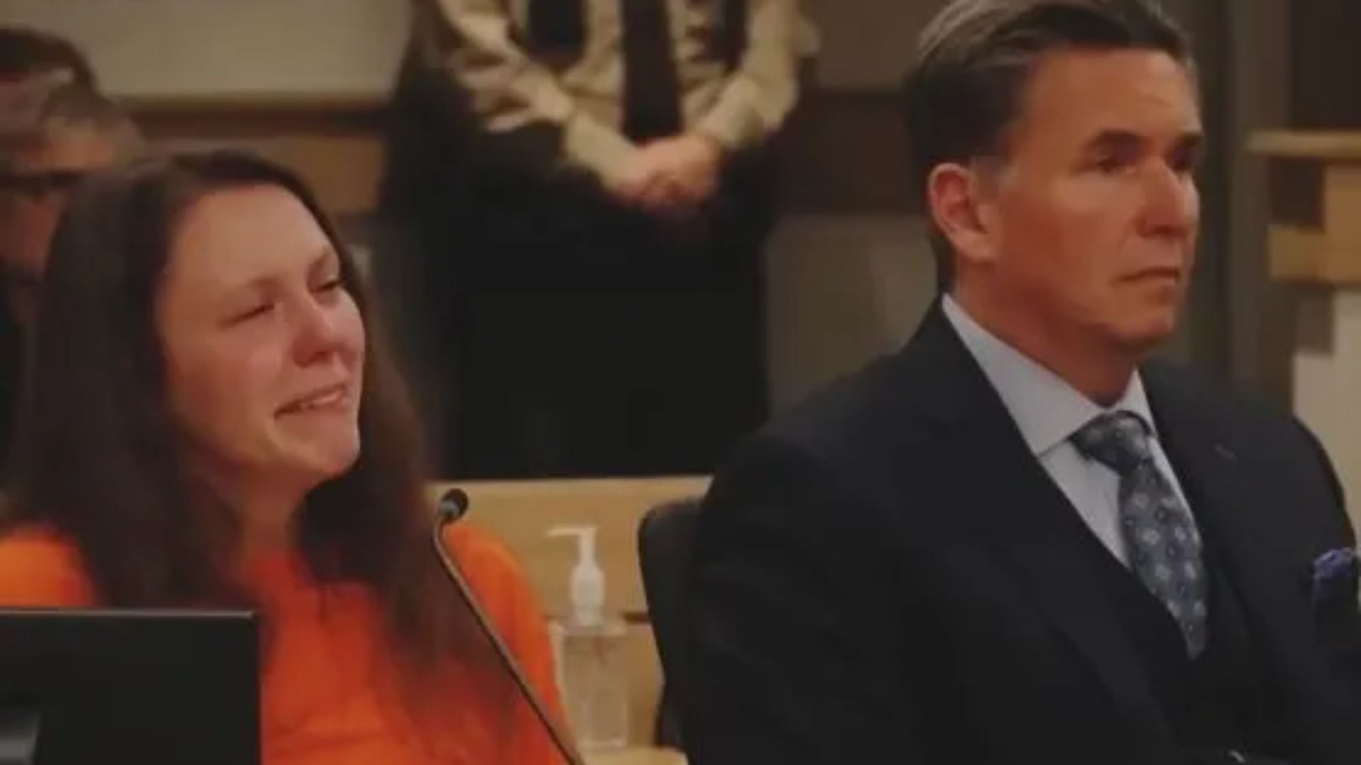 Moment disgraced teacher, 26, is told to calm down by judge as she sobs after being jailed for molesting 11-year-old boy