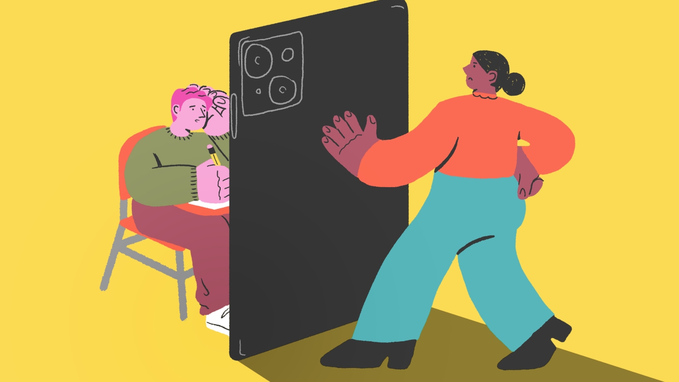 Test scores in U.S. schools are down. Are cellphones to blame? : NPR